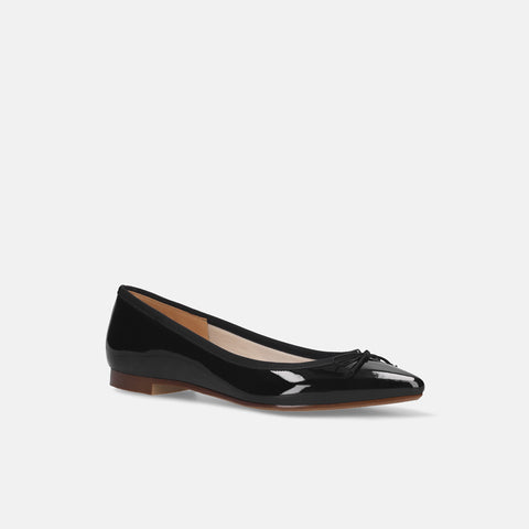10% OFF: 2024SSBI: Pointed Toe Flat Ballet Shoes (1333) Black E