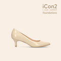 限定特価990円：iCon2 Foundations：ポインテッドトゥ パンプス（F5718）メルティペール/mamian（マミアン）