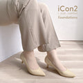 限定特価990円：iCon2 Foundations：ポインテッドトゥ パンプス（F5718）メルティペール/mamian（マミアン）