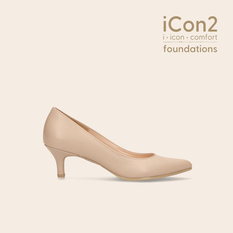iCon2 Foundations 2024：ポインテッドトゥ パンプス（F5718）モイストシフォン/mamian（マミアン）