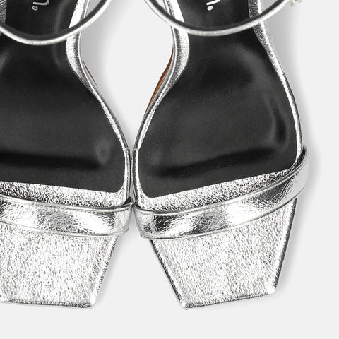 15% OFF: 2024SS: Simple Strap Sandals (735) Silver