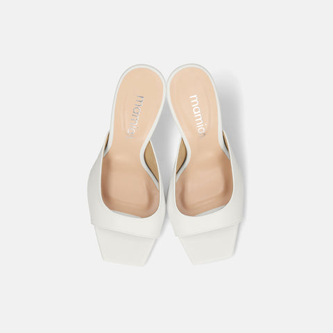 30% OFF: 2022SS: Mesh Design Clear Heel Mule (m96103) Black MS