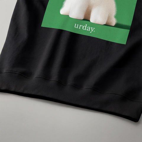 予約：urday【dog】アートワークスウェットシャツ（u-a-sw-0001-07）ホワイト